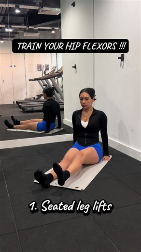 MAKE SURE TO TRAIN YOU HIP FLEXORS! Many people miss these out of their routine and adding them in can make such a difference. #fyp #info #gym #sportstherapy #physio #student