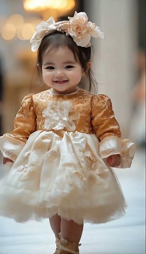 Baby Fashion Superstar – Tiny Model Stuns on the Runway!