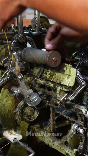 Thread Spooling Process in Factory