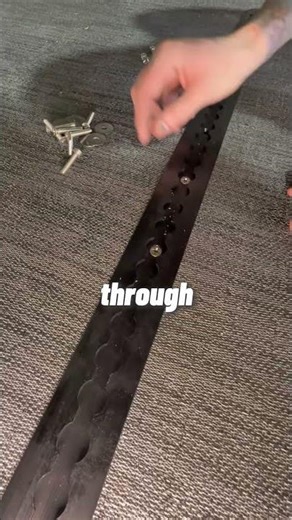 How To Install L-Track In Ford Transit 💪 | Camper Van L-Track #diy #campervans #fordtransit #fyp