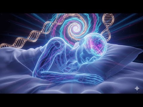 🧠 Deep Sleep Neural Waves — Relax Your Mind | Futuristic Healing Music | 4K Ultra HD