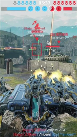 2 Enemies Deleted in Seconds 😳 | Bersagliere Godlike Clip | War Robots #shorts #gaming