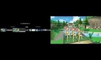 Mix of 2 videos from youtube : Wii Koopa Cape Ultimate Mashup: Perfect Edition (20 Songs) - Rhythm Heaven Custom Remix