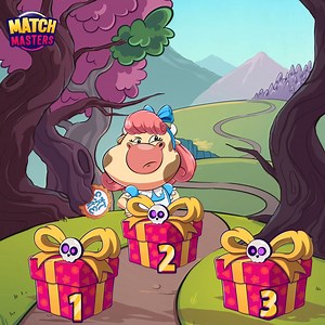 Gift shuffle in WONDERLAND! 😎 Which box is holding the GIFT! COMMENT below for the chance to WIN! ✨ GRAB YOUR MONDAY GIFT → [https://launch.matchmasters.com/l/p/qKFfKL4ZRTo](https://launch.matchmasters.com/l/p/qKFfKL4ZRTo) | Match Masters