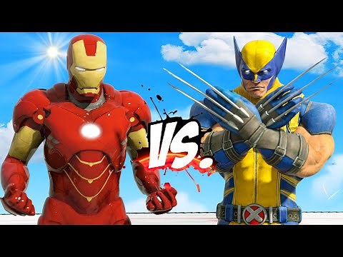 Iron Man vs Wolverine | Super Epic Battle - KjraGaming