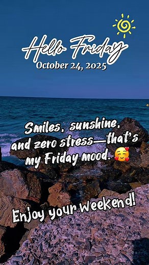 Embrace Your Friday Mood with Positive Vibes