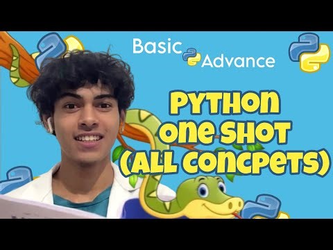 Python Full One Shot (Beginner Friendly)🐍