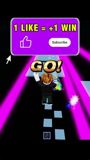 Rainbow Coil Makes Glass Bridge Too Easy 🌈 | Roblox Glass Bridge Obby #shorts