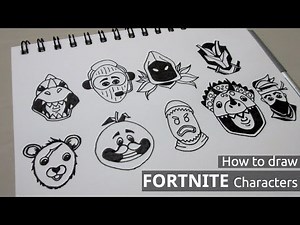 How to Draw Fortnite Characters | Fortnite Drawing