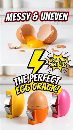 3Pcs Egg Shell Opener Tool 🔥 2026 Upgrade Stainless Steel Egg Cracker – Peel Eggs in Seconds!