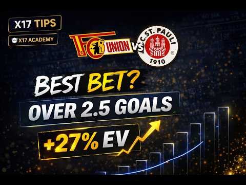 BEST BET? Union Berlin vs St. Pauli | +27% EV (Poisson Model)