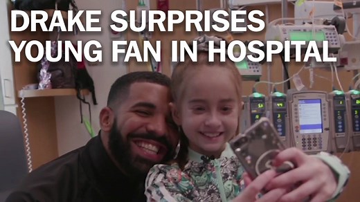 188K views · 3.5K reactions | Drake just paid a hospital visit to a young fan awaiting a heart transplant after seeing her "Kiki Challenge" https://ti.me/2ByzNES | TIME | Facebook
