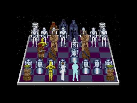 Star Wars Chess Sega CD CPU vs CPU