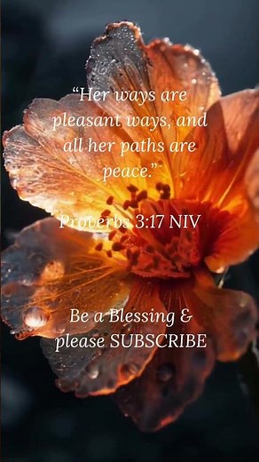 Proverbs 3:17 🌼 God’s Ways Are Peaceful | Bible Verse #shorts