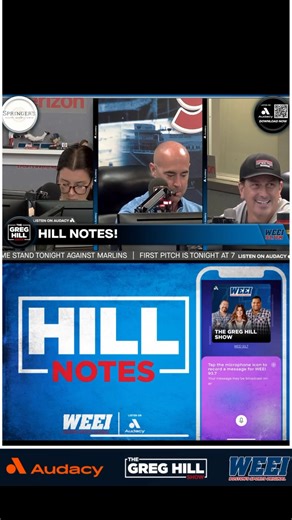 1K views | Today's Best of 'Hill Notes'! | WEEI Boston's Sports Original | Facebook