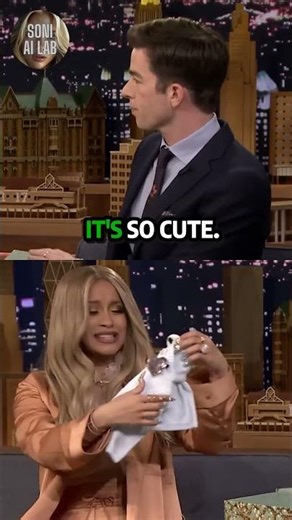 John Mulaney Surprises Cardi-G With the Cutest Baby Gift Ever