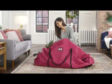 Tidy & Co. Christmas Tree Storage Bag on Wheels on QVC