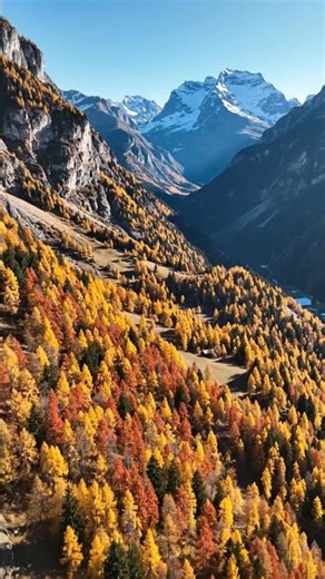 SWISS ALPS AUTUMN TO FIRST SNOW 4K | #swissalps #switzerland#autumnvibes