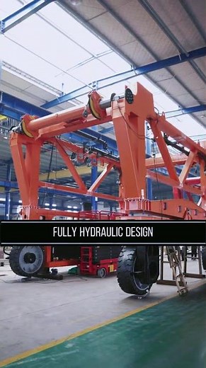80 Ton Straddle Carrier Crane, Heavy Duty Industrial Material Handling Solution, Hydraulic Straddles