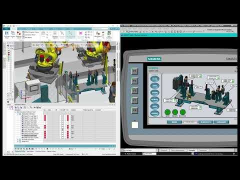 😉Process Simulate on Teamcenter with virtual ⚡ commissioning project