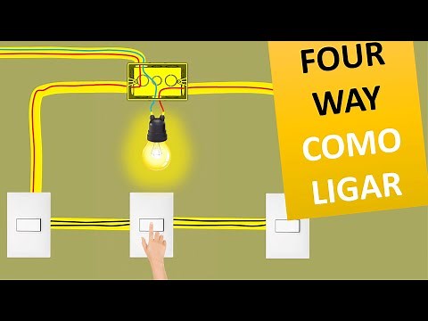 COMO LIGAR UM INTERRUPTOR INTERMEDIÁRIO (FOUR-WAY)