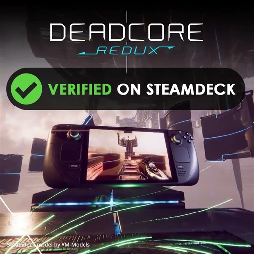 DeadCore Redux is Steamdeck verified!