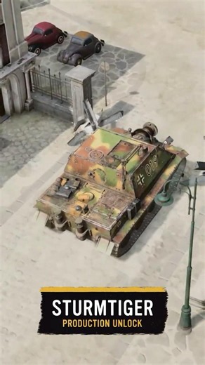 Bring overwhelming firepower to the battlefield with the Sturmtiger🪖 #CoH3