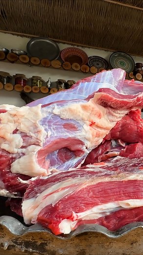 Cooking Delicious Stewed Meat From Fresh Beef In The Village! Relaxing Cooking #cooking #village #outdoorcooking #meatlover #villagecooking #wildernesscooking | Wilderness Cooking