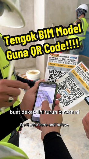 Tengok BIM Model Guna QR Code di Site!