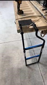 Is this the Best "DIY" M1101 / M1102 Trailer Upgrade? Tailgate Ladder Install from Harbor Freight