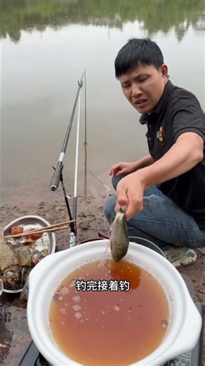 This man is fishing and exploding fish at the same time! #Fishing