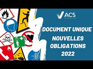 Evolution réglementaire du document unique d'évaluation des risques