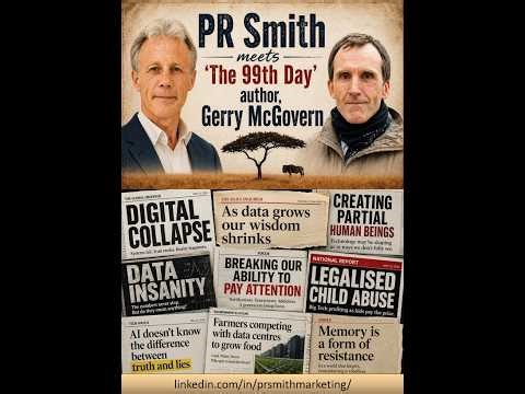 99th Day - PR Smith Meets Author Gerry McGovern