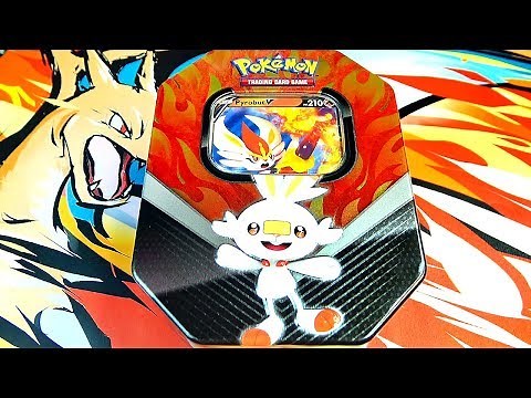 Ouverture de la Pokébox PYROBUT V - FLAMBINO Pokémon Épée et Bouclier