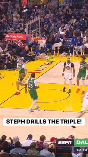Steph Curry's first points in DAL-GSW NBA Christmas action! 🔥 LIVE NOW ON ESPN Tap to watch ➡️ | NBA