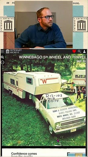 1970's Winnebago Travel Trailer Brouchure