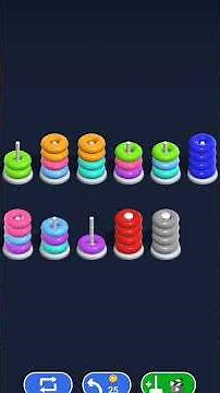 Color Ring Sort Puzzle Game | Level 43 | Brain Teasing Fun