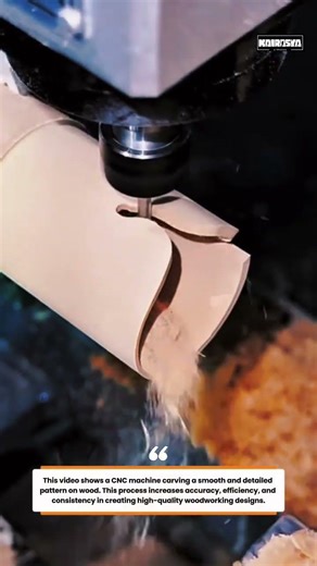 CNC Wood Carving Process | Satisfying Precision Milling