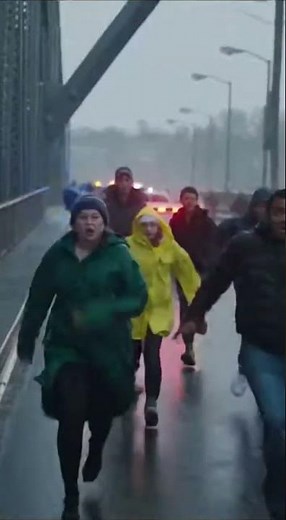 Bridge Collapses Amid Flood – 15 Seconds of Disaster