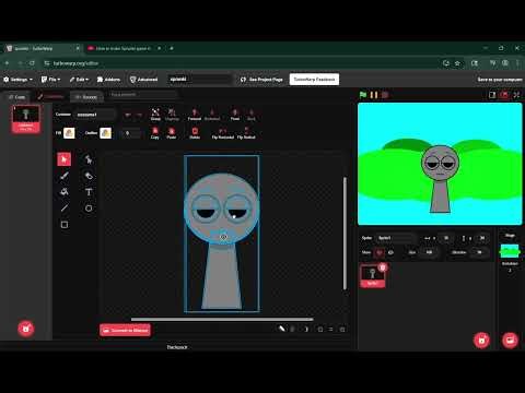 How to make sprunki on scratch part 1