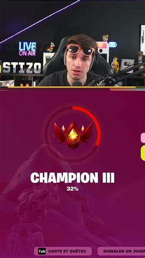LE PLUS GROS BUG DE LA RANKED 2.0 😭| #fortnite Stizo #shorts