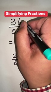 4K views · 48 reactions | Simplifying fractions #fraction #fractionstricks #reels | Math Tricks | Facebook