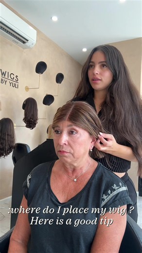 It’s very important to know exactly where to place your wig so here’s A tip !