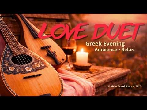 Greek Bouzouki & Lyra ❤️ Romantic Mediterranean Evening Music