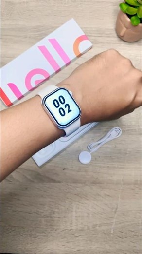 ASMR Unboxing Hello watch 3 mini series 9 41 mm #smartwatch #smartwatchmurah #applewatch