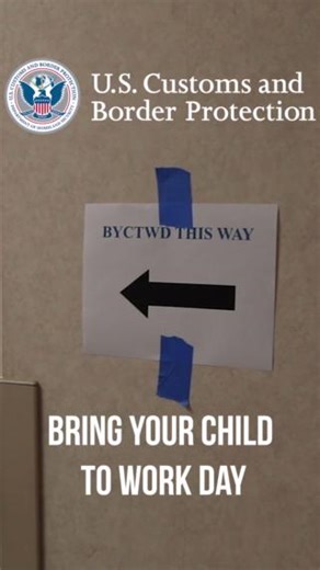34K views · 445 reactions | CBP employees participated in Bring Your Child to Work Day, providing kids with a firsthand look at the important work they're doing every day! | U.S. Customs and Border Protection | Facebook