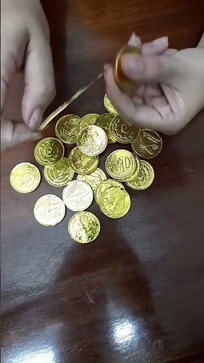 how to remove chocolate coin wrapper