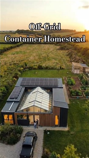 Container Home Homestead Off-Grid Dream (Solar + Garden + Chickens)