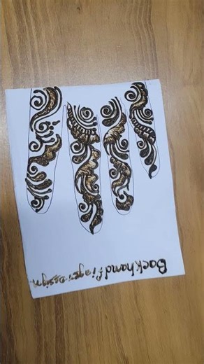 back hand finger design mehandi @ milijulee mehandhi design