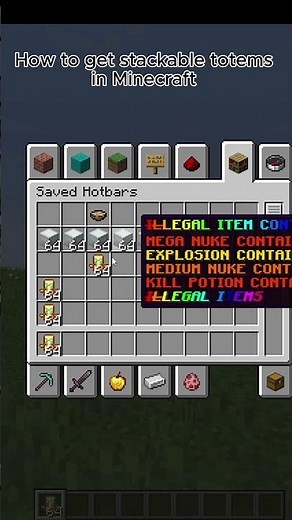 How to get Stackable totems in Minecraft